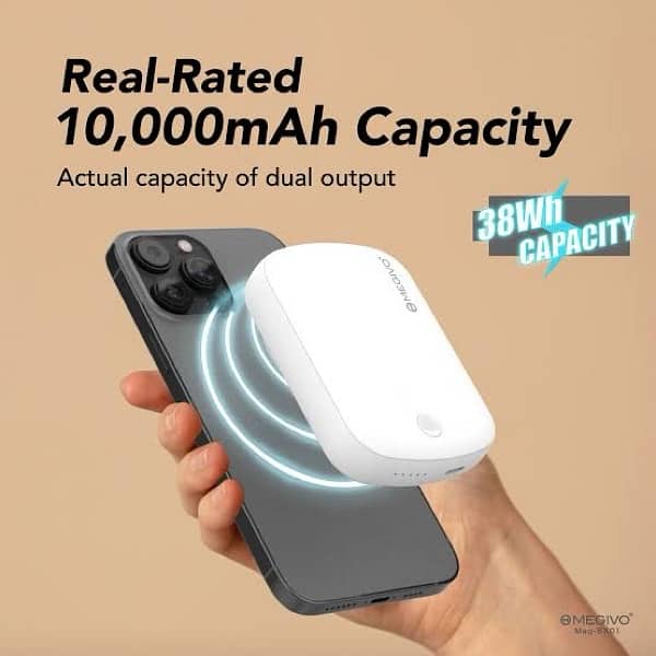 MEGIVO WIRELESS POWER BANK 10000 mAh 3