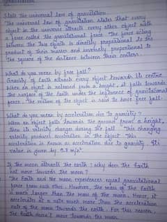 Hand writting