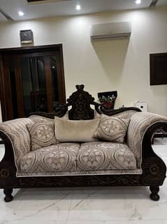 Grand Sofa Set 3+2 Seater Wooden 0