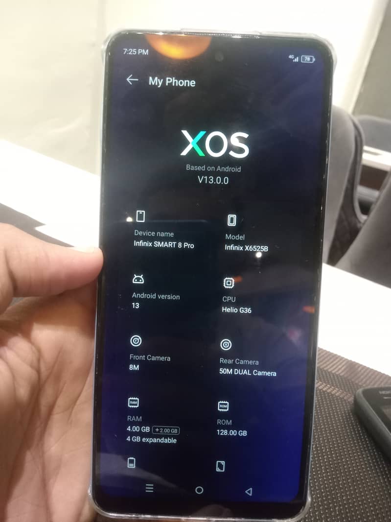 Infinix smart 8 pro Rs. 22000/ 7