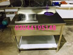 Breading tables for sale - baking equipments - trollys - Fryer - Greas