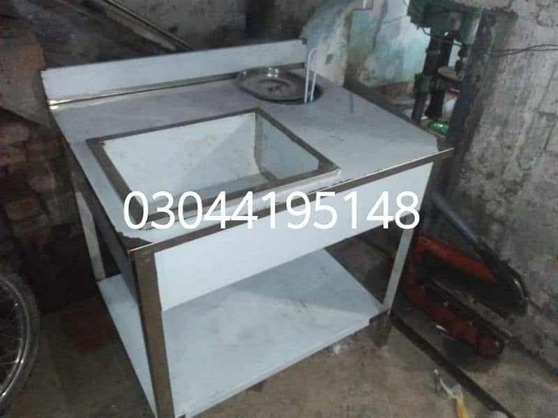 Breading tables for sale - baking equipments - trollys - Fryer - Greas 8