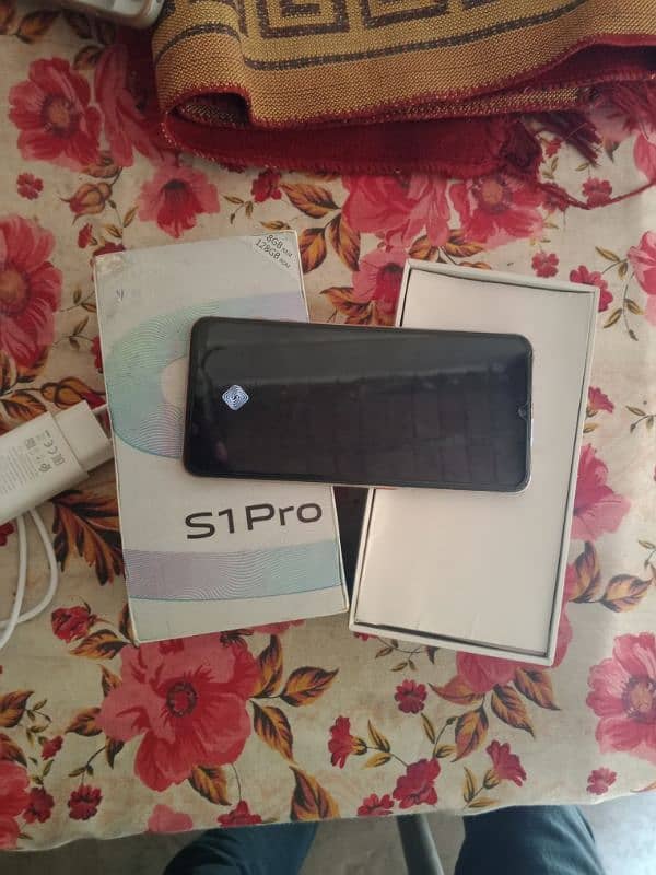 Vivo S1 pro with box and charger 1