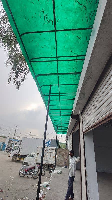 Fiber Glass Sheet / Fiberglass Sheds  / Fiber glass shade door securit 14