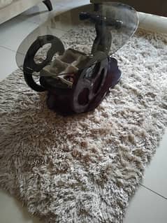 center table with tyre