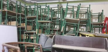 School chairs and school furniture complete