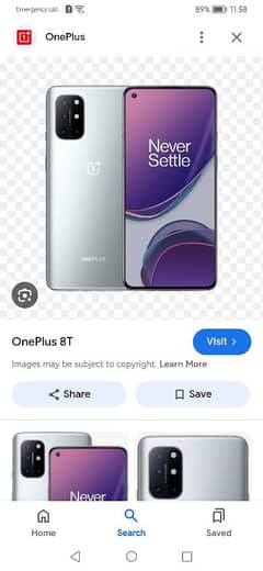 one plus 8t 8gb 128gb official pta appoud sath 65 wat original charger 0