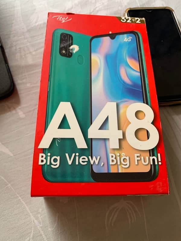 Itel A48 with box 3