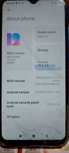 readmi 9c 3GB. 64 GB