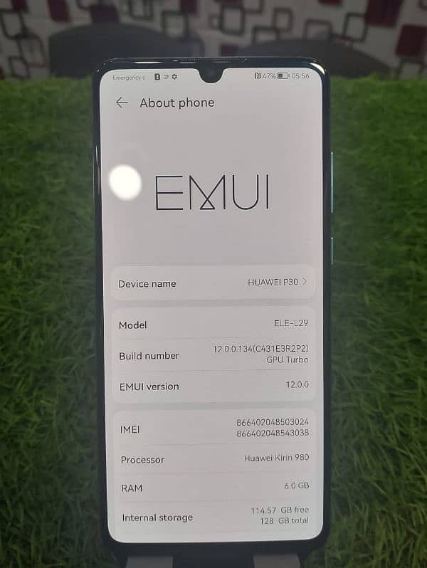 Huawei P30 Dual Sim 6gb 128gb PTA indisplay finger Pubg 60Fps 30x Zoom 1