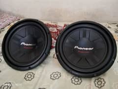 pioneer original woofers available  new condition only for bass lovers