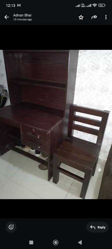 reading table with chair 1