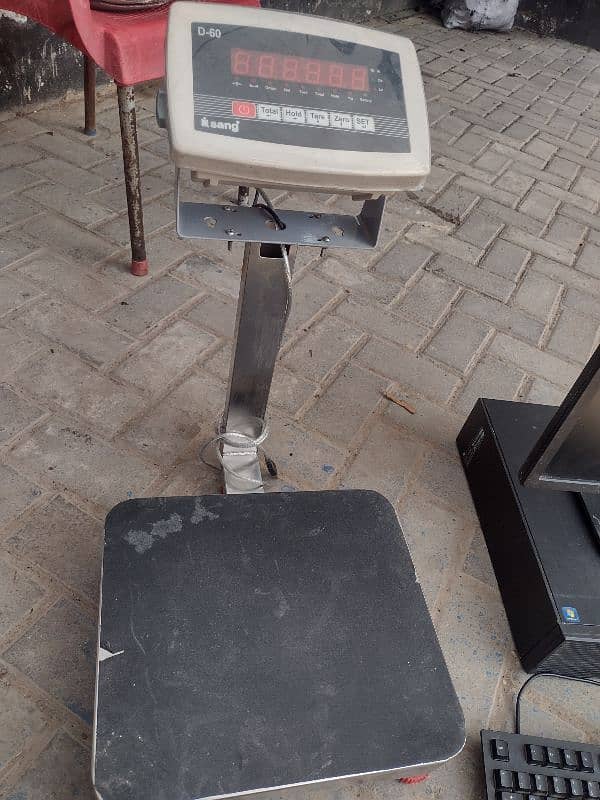 vegetable weighing machine with parinter for sell 8