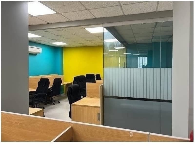 Area 2500 Square Feet Fully Furnished Corporate Office Near MM Alam Road Gulberg Lahore Original Pics 1