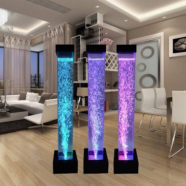 acrylic glass lamp,water fall partition,Wall design/vinyl sheet/wooden 19