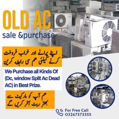 We Buy Working Ac / Dead Ac Window AC, DC Inverter AC, Split AC, 0