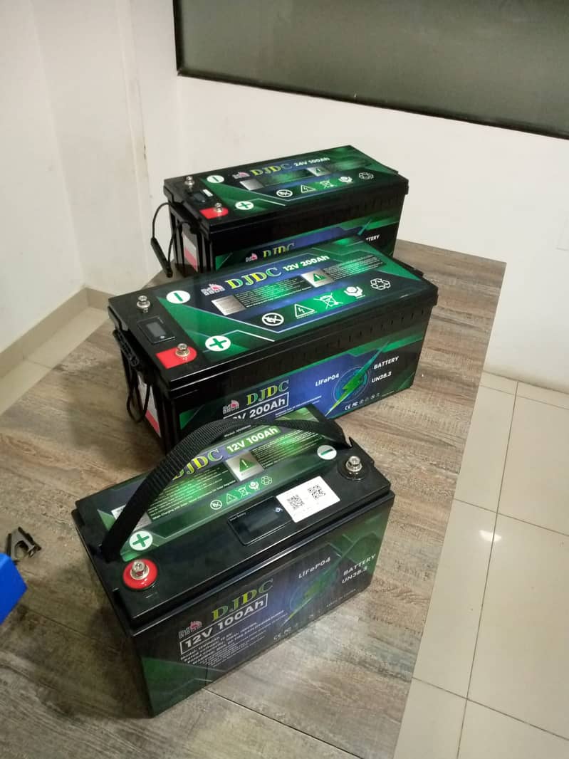 DONGJIN floor mounted lithium batteries 12V100ah, 12V200ah,   24V100ah 4