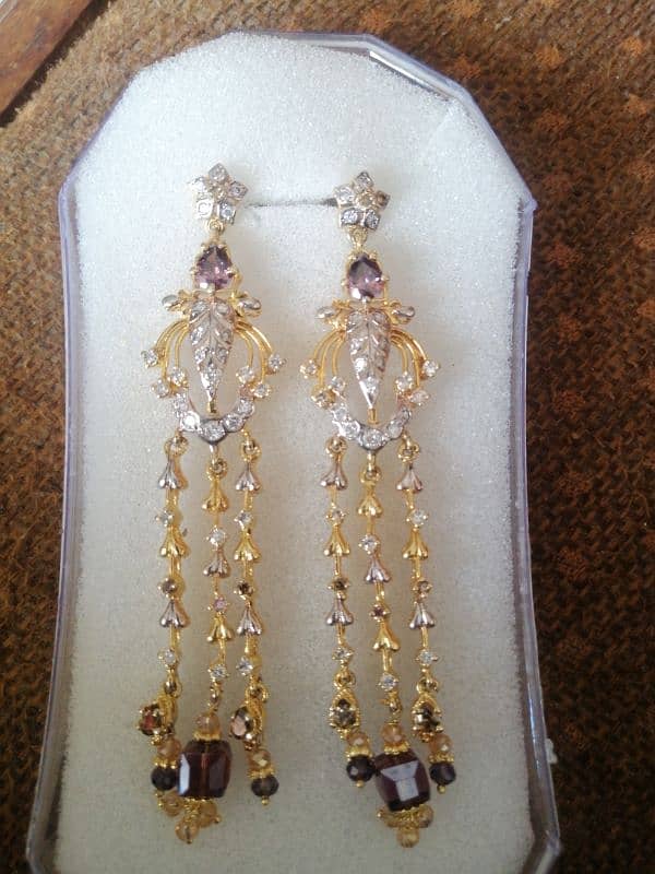 Pure Silver long style Earrings IMPORTED 0