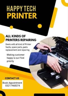 All type (Printer's) repairing (Toner)(cartridge) Refilling/Recycling 0