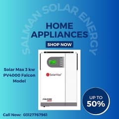 Solar max 3 kw pv 4000 falcon model and warranty card our box