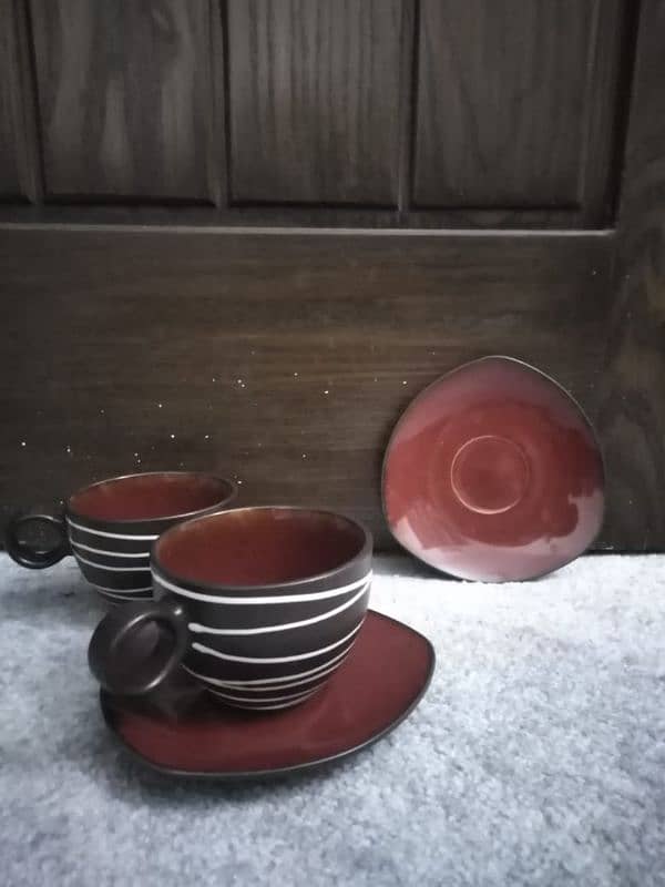 Crockery -  6 coffee &Tea cups sucr, Bowls, Tefal pans, Dry fruit tray 2