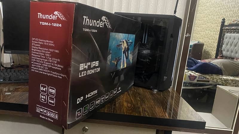 Brand new Thunder TGM-I-1224 165 hz 24" ips monitor with g sync 3