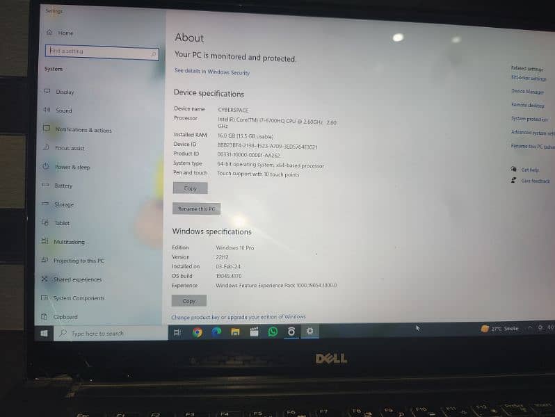 Dell xps laptop screen is broken 2