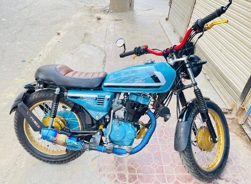 I want to sale my new Honda cg125 self start 4