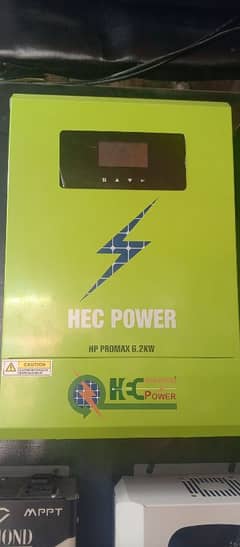 HEC POWER 6 kw pv 7200w  new model and warranty card our box