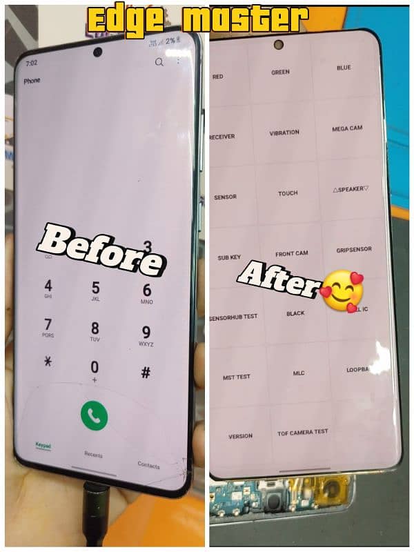 Front Crack Glass Change Samsung S8S9S10PlusNote10PlusNote20UltraS23 1