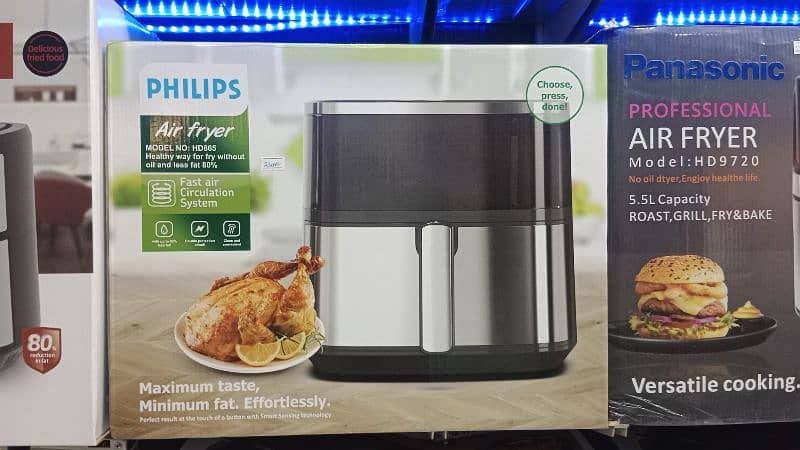 Philips, Kenwood, Panasonic Air fryer fresh stock available 3