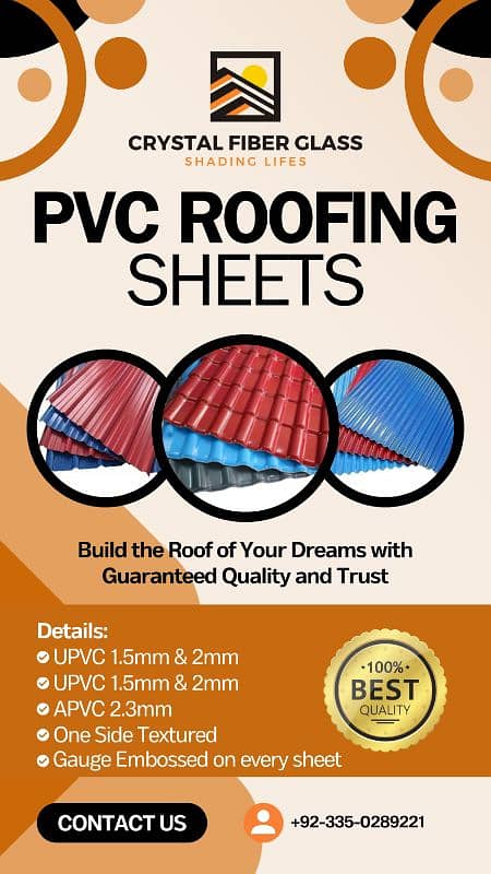 PVC Corrugated Roofing Sheets 0