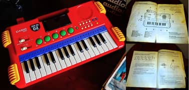 Very Rare Vintage 1992 CASIO KS-02 Sound Kids with ROM Pack Keyboard