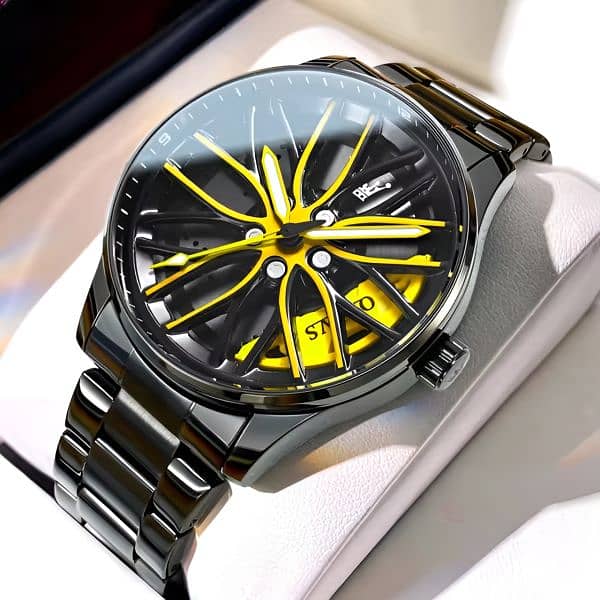 luxury car rim watch 2