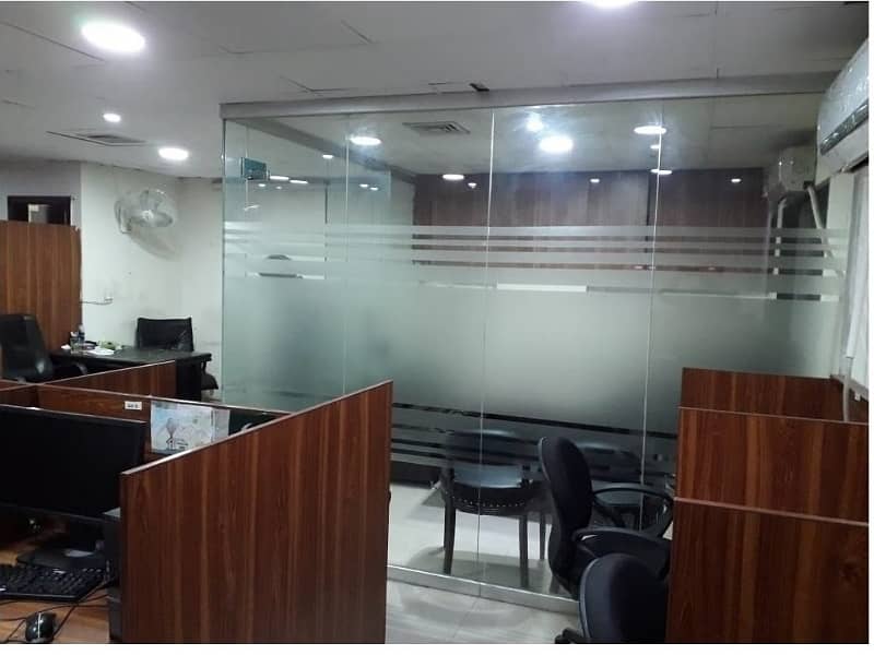 Area 2500 Square Feet Fully Furnished Corporate Office Near MM Alam Road Gulberg Lahore Original Pics 2