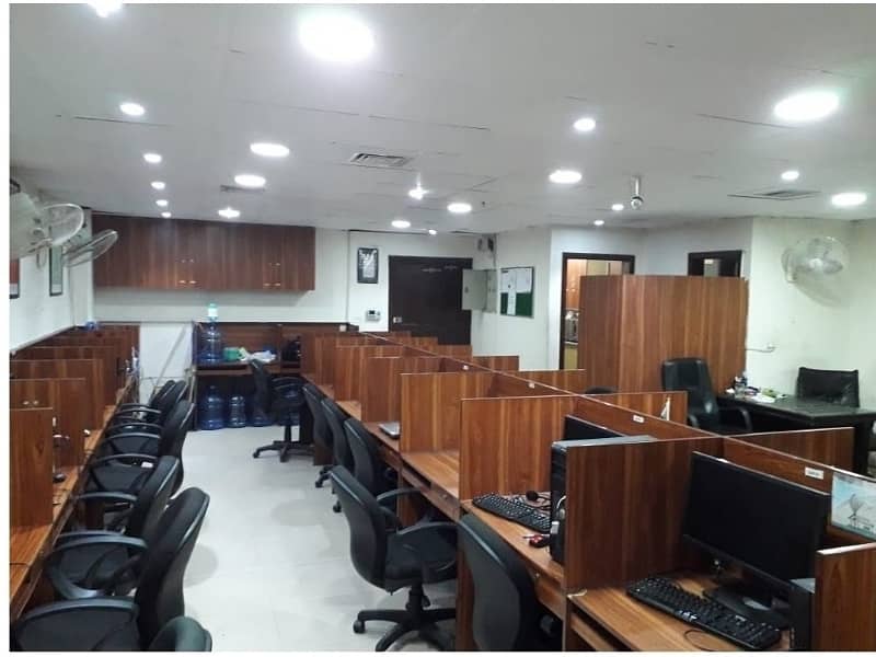 Area 2500 Square Feet Fully Furnished Corporate Office Near MM Alam Road Gulberg Lahore Original Pics 5