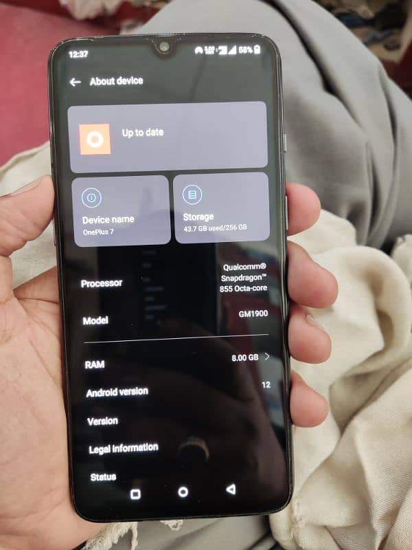 I want to sell OnePlus 7 8+5 ram 256 GB 2