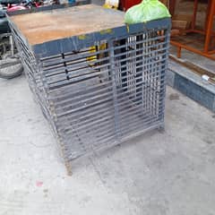 Table and cage for sale