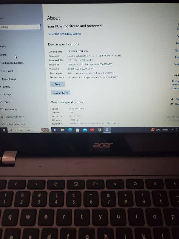 Acer Chromebook up for sale 1