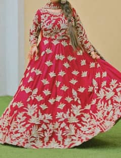 Red barat lahnga dress for bridals