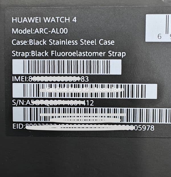 Huawei Watch 4 Black Stainless Steel Case 4