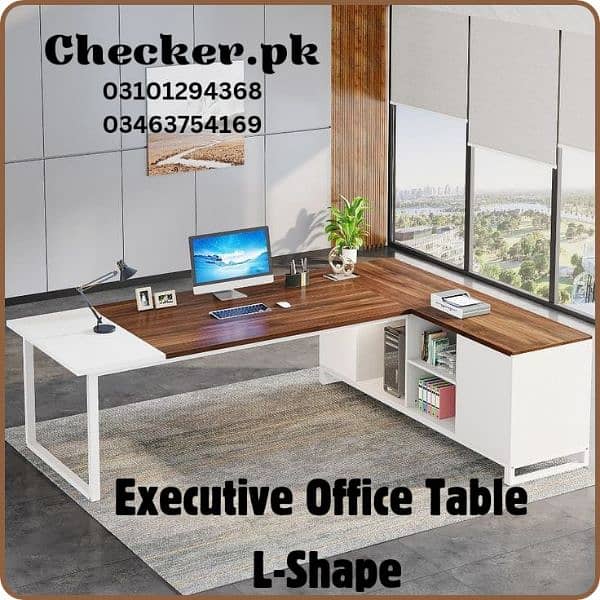 office executive table, workstation, cubical, reception counter, chair 7