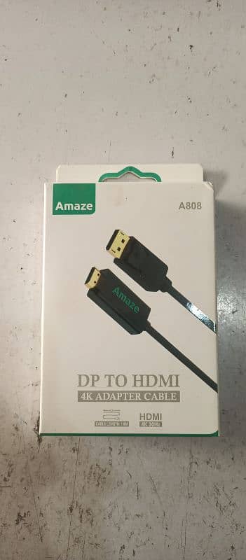 DP to HDMI Cable 0