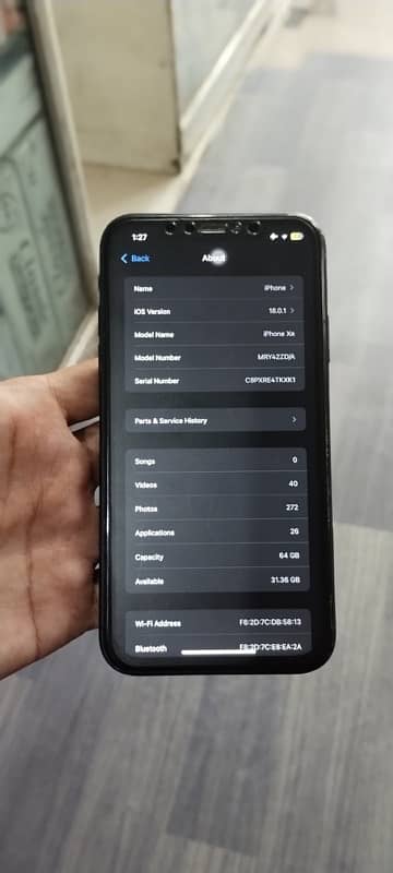 iPhone XR 64GB non PTA  only whatsapp 03274876674 exchange possible 5