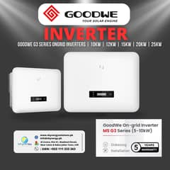 GoodWe G3 Series Ongrid Inverters | 10kw | 12kw | 15kw | 20kw | 25kw