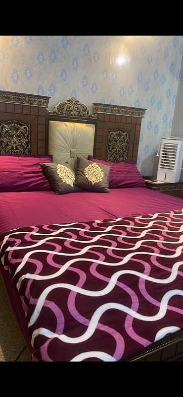 Bed set/Bed dressing/Wooden bed set 1