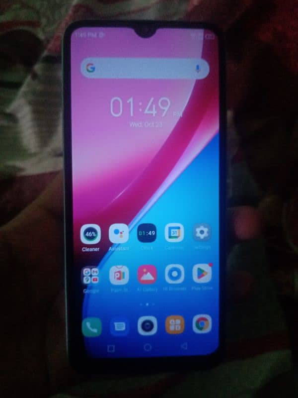 Infinix hot 10i 4/128 in good condition with box 0