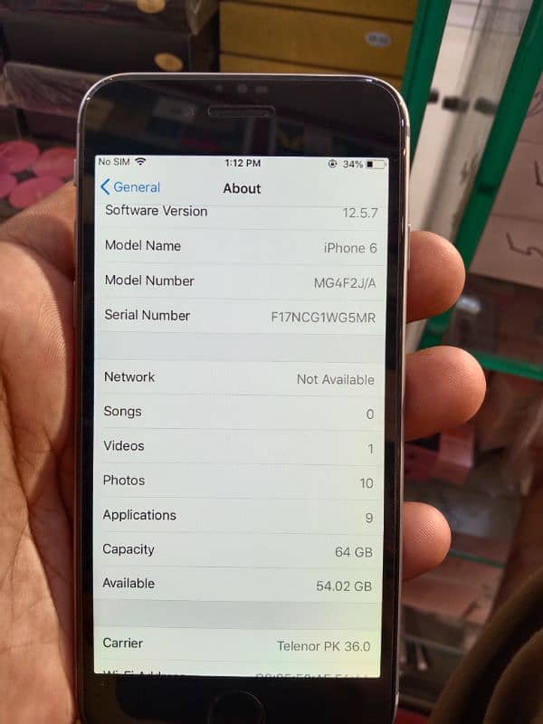 iphone 6 64 gb non pta 10 by 10 condition 1