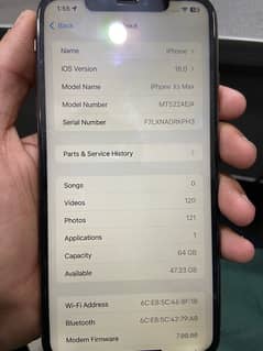 Iphone X S Max 64gb Non PTA