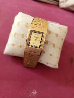 Fttron watch gold plated